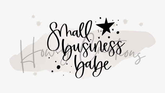 Small Business Babe Vinyl Decal