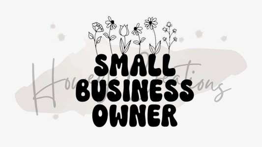 Small Business Owner Vinyl Decal
