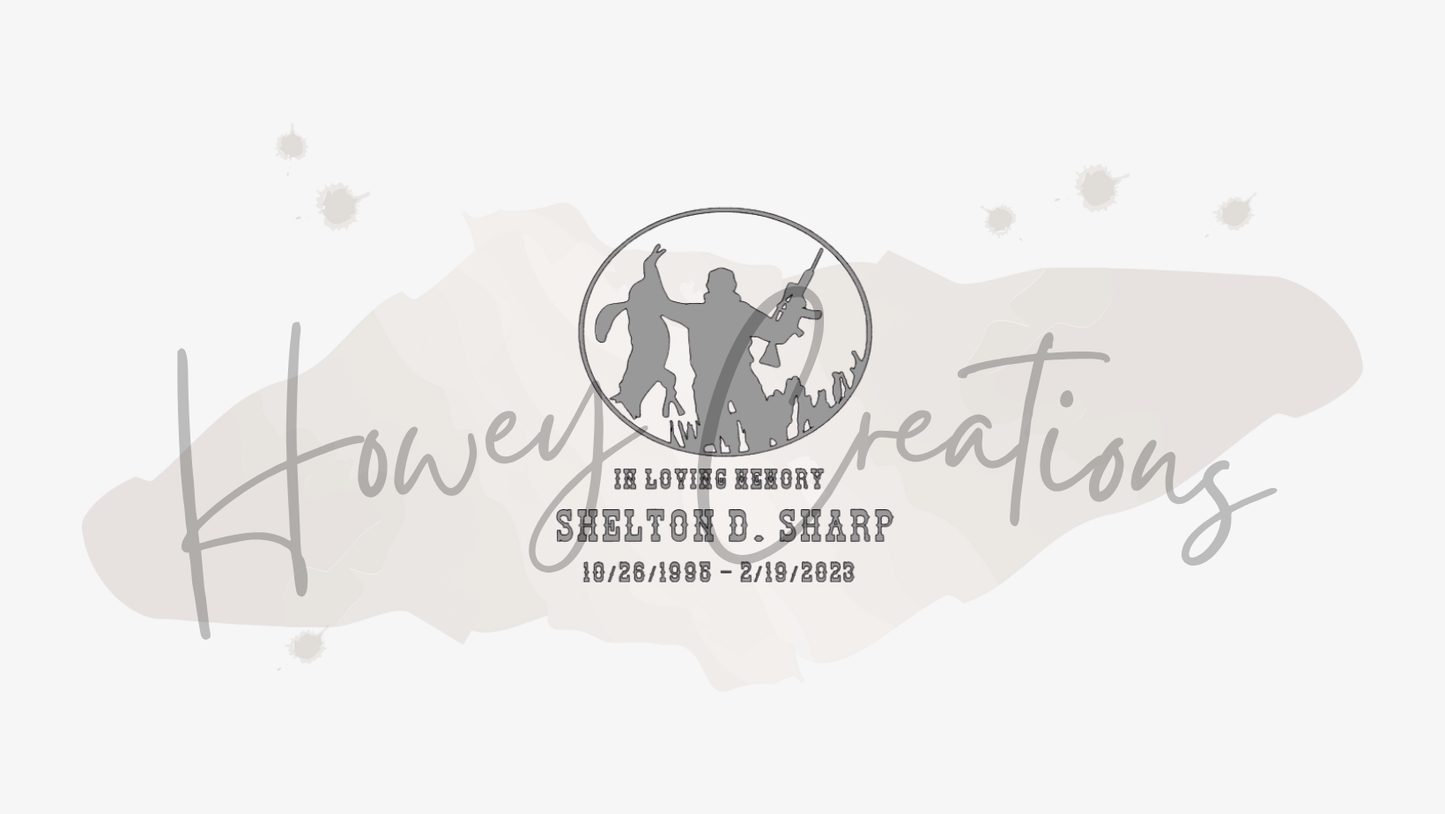 In Memory of Shelton Sharp Vinyl Decal