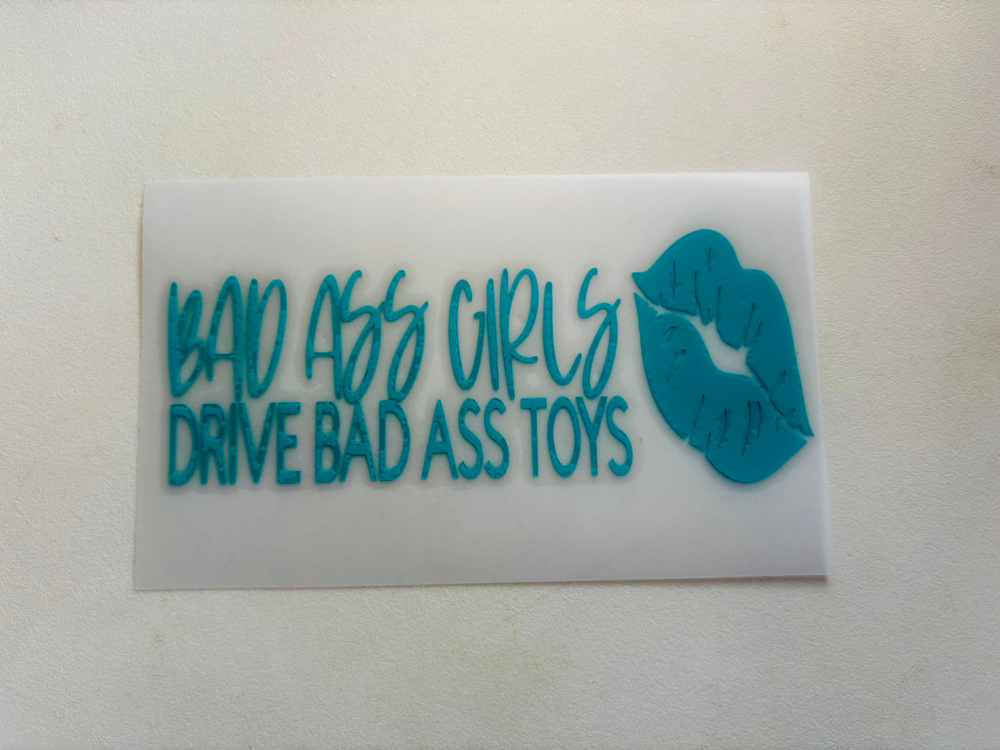 READY TO SHIP Bad Ass Girls Drive Bad Ass Toys Vinyl Decal