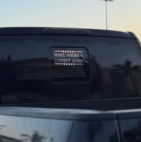 Make America Cowboy Again Vinyl Decal