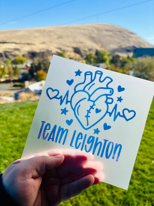 TEAM LEIGHTON Vinyl Decal