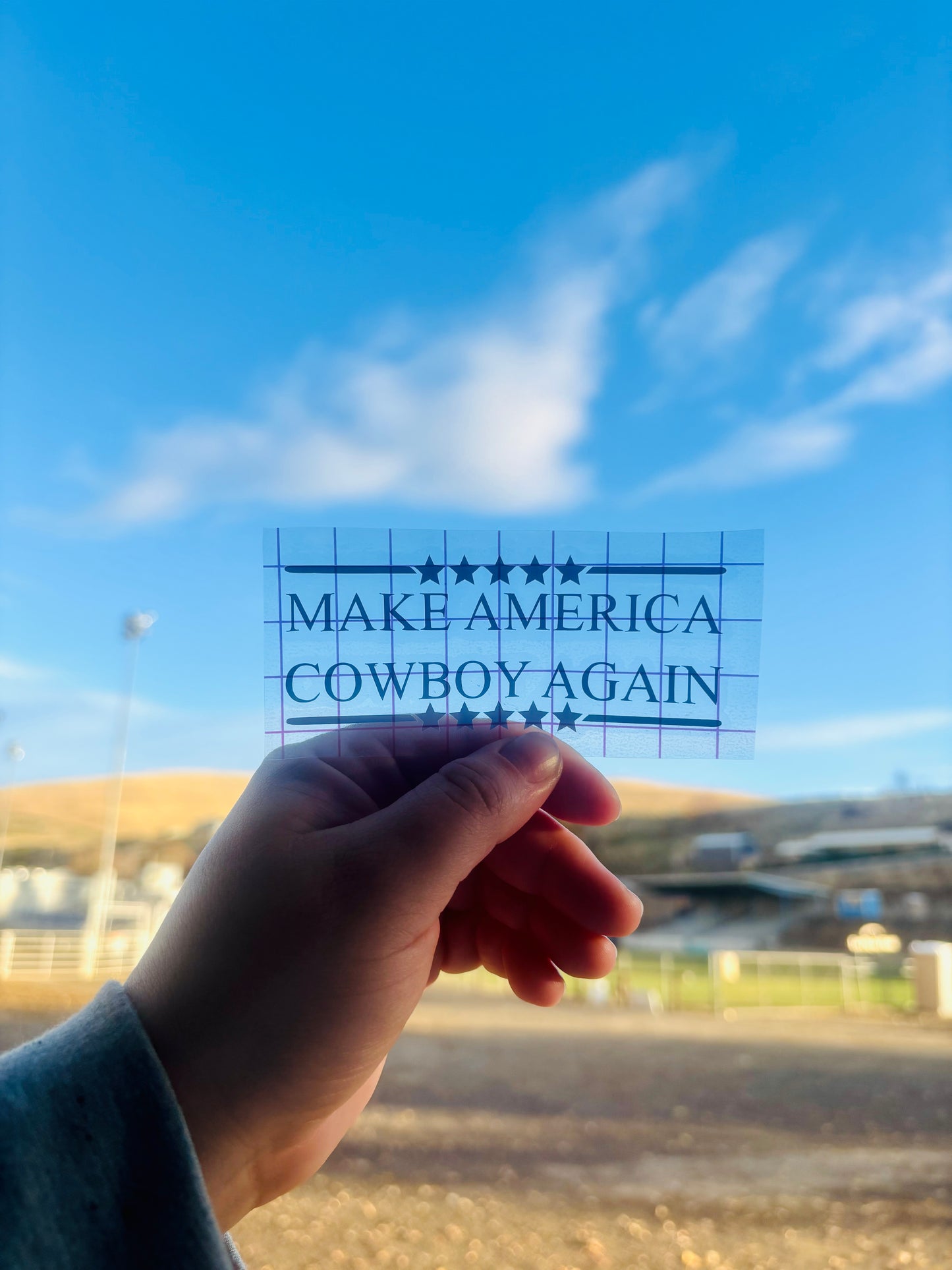 Make America Cowboy Again Vinyl Decal
