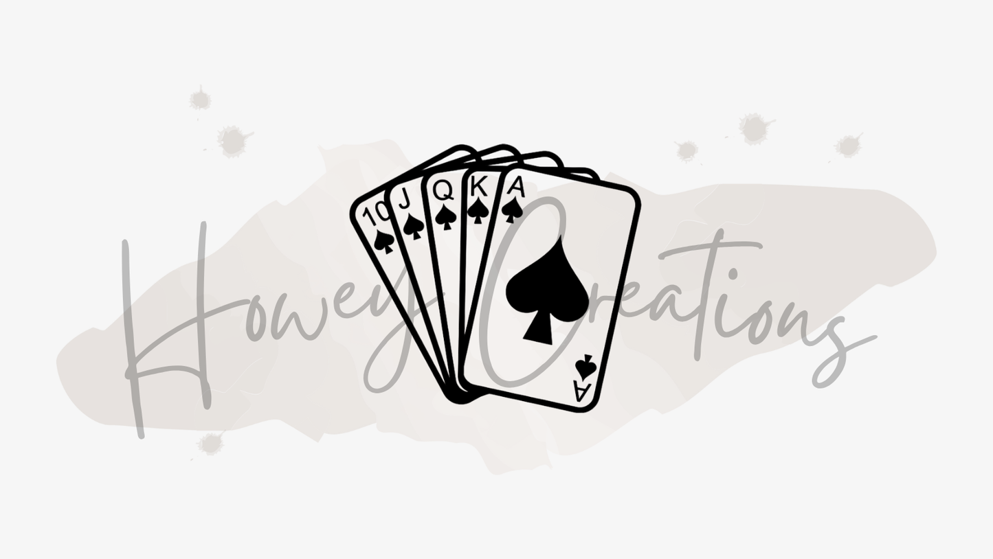 Cards Vinyl Decal