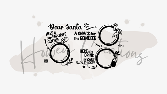 *PREORDER* Dear Santa Christmas Treat Tray (16INX10IN)