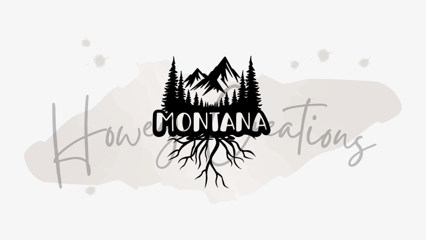 Montana Roots Vinyl Decal