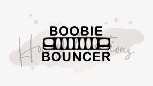 Boobie Bouncer Vinyl Decal