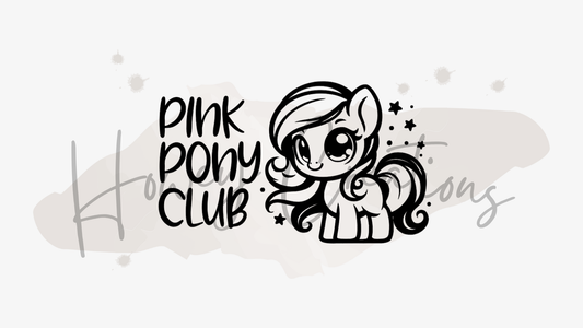 Pink Pony Club Vinyl Decal