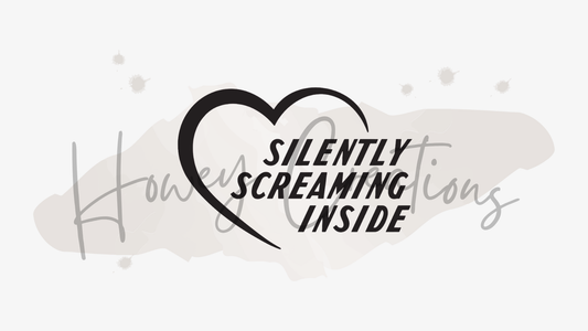 Silently Screaming Inside Vinyl Decal