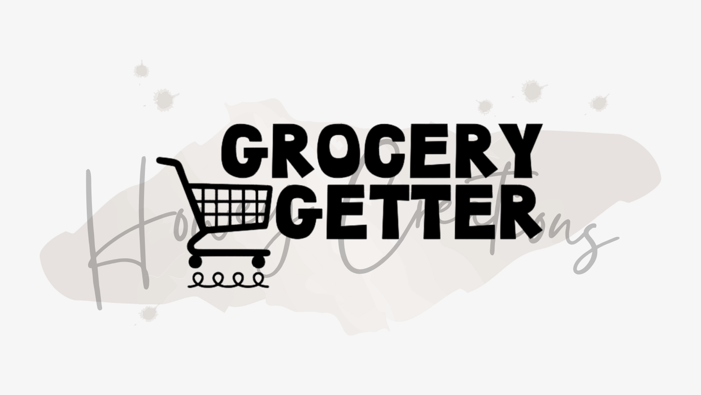 Grocery Getter Vinyl Decal