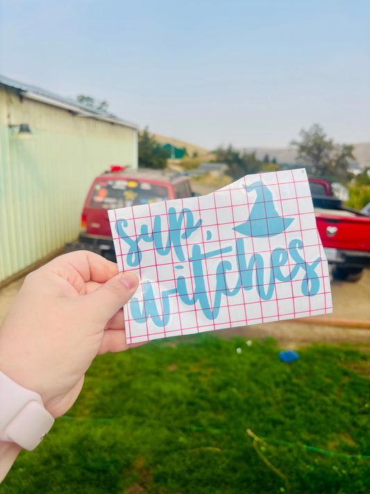 Sup Witches Vinyl Decal