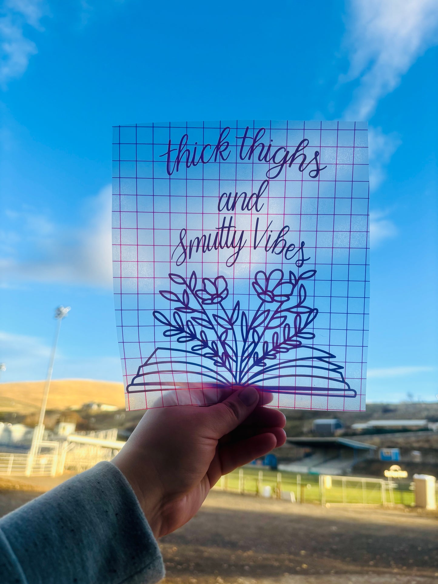 Thick Thighs and Smutty Vibes Vinyl Decal