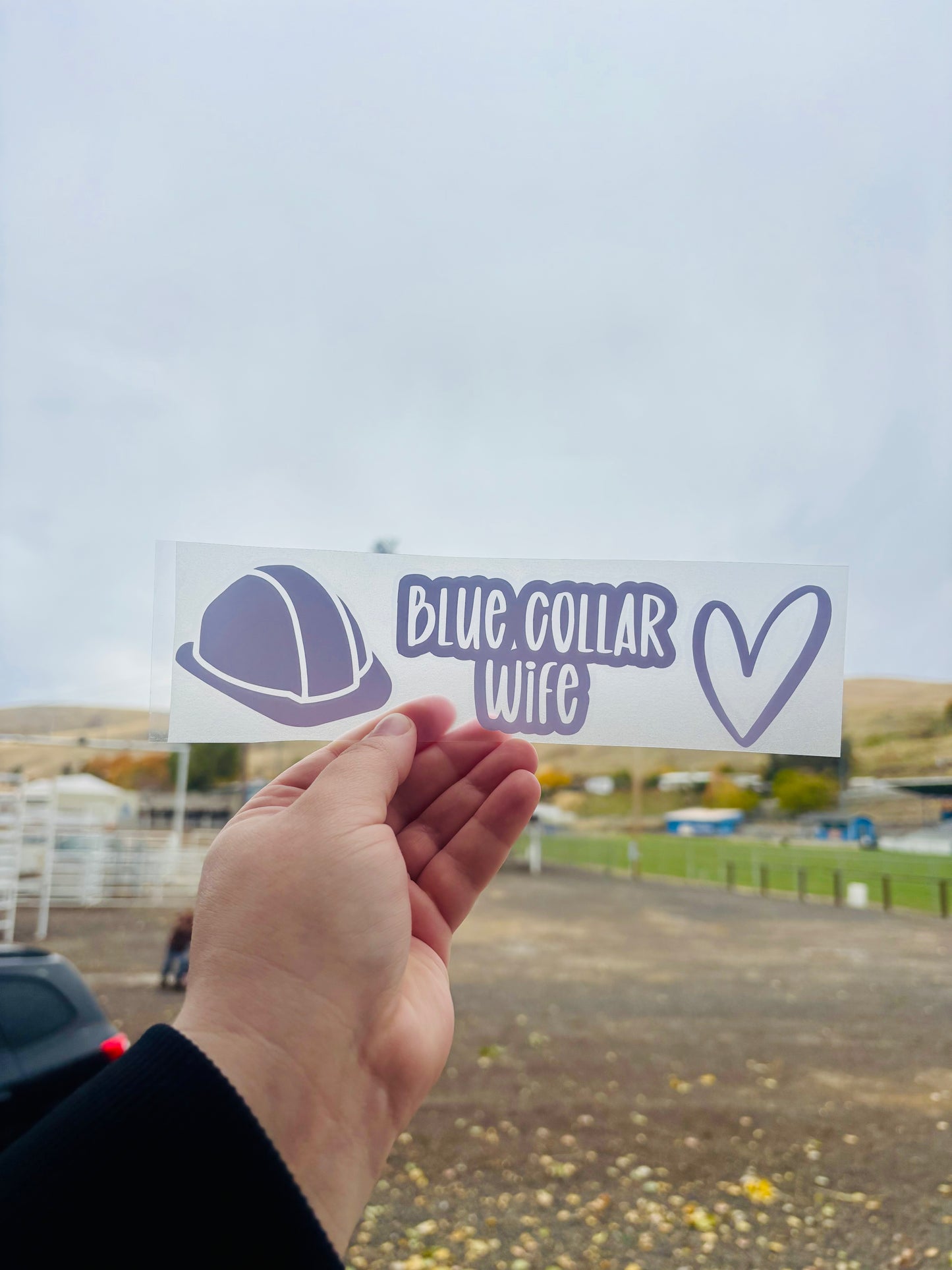 Blue Collar Wife Vinyl Decal