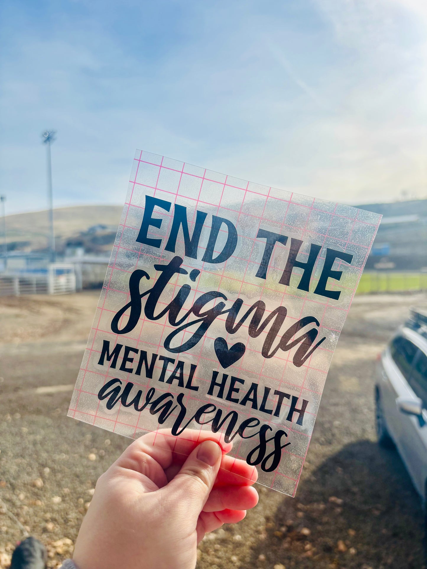 READY TO SHIP End The Stigma Vinyl Decal