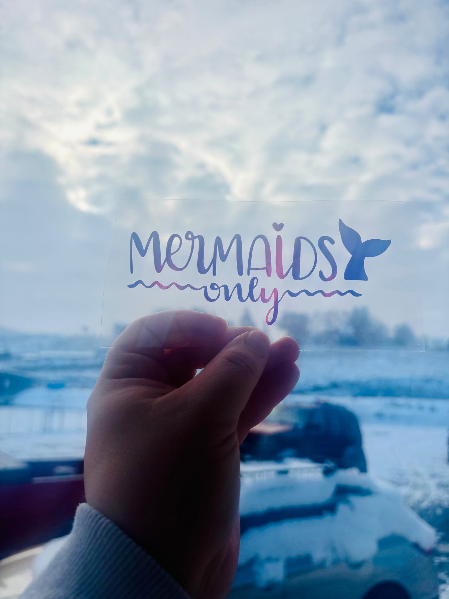 Mermaids Only Vinyl Decal