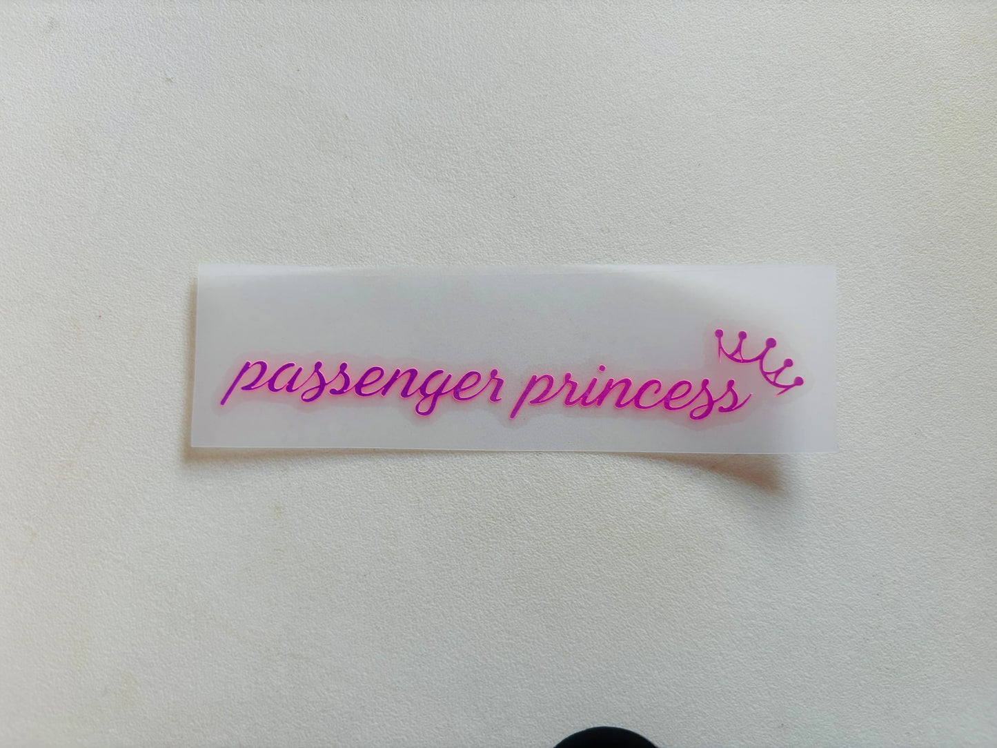 READY TO SHIP Passenger Princess Vinyl Decal